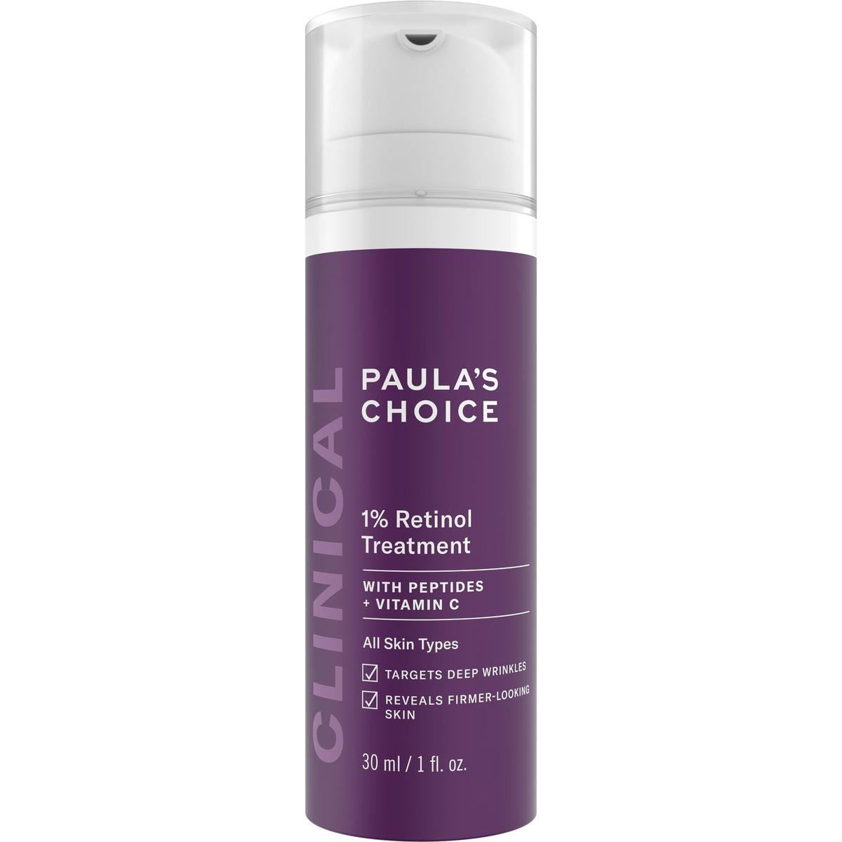 Paula'S Choice 1% Retinol Treatment Cream With Peptides & Vitamin C, Anti-Aging, 1 Oz