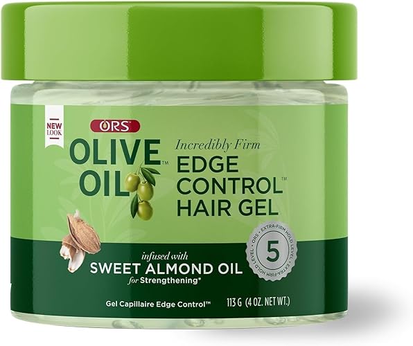 Ors Olive Oil Edge Control Hair Gel - 0.4 Oz (Pack Of 10) For Strong Hold And Smooth Edges