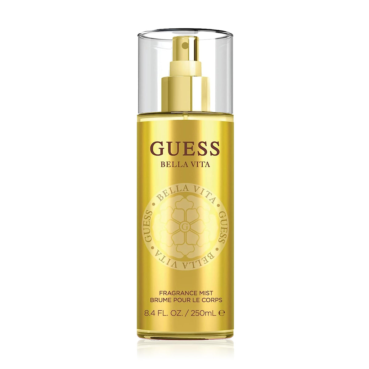 Guess Bella Vita Body Mist Spray For Women, Fruity Fragrance, 8.4 Fl Oz, Golden