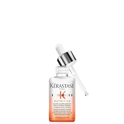 KÉRASTASE Nutritive Split Ends Hair Serum, Nourishing Leave-In Oil Treatment, 50 ml