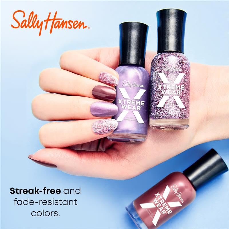 Sally Hansen Royal Rage Xtreme Wear Nail Polish - Streak-Free, Shiny, Long-Lasting, 0.12 fl