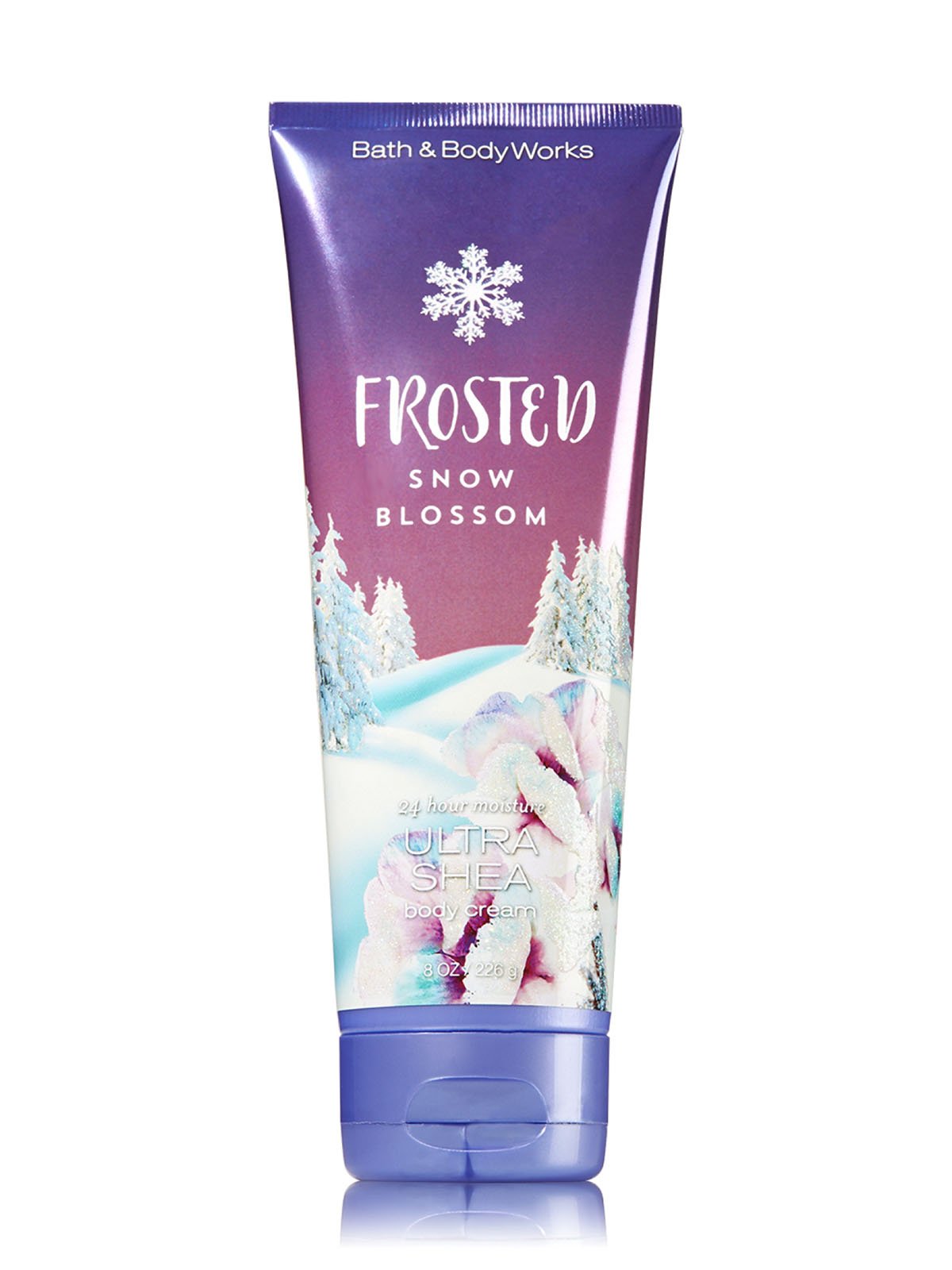 Bath & Body Works Frosted Snow Blossom Ultra Shea Body Cream, 8 Ounce