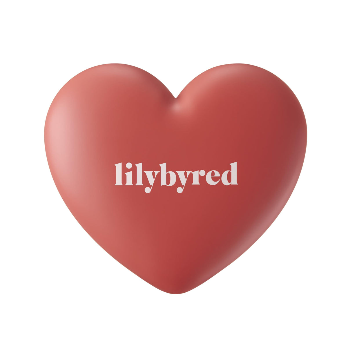 Lilybyred Luv Beam Cheek Blush - 05 French Marsala, Heart Shaped, Shimmer Finish, Long-