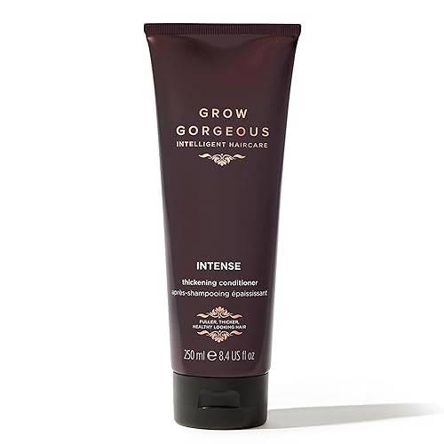 Grow Gorgeous Intense Conditioner With Caffeine & Omegas For Thicker Hair - 8.45 Oz Vegan