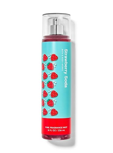 Bath & Body Works Strawberry Soda Fine Fragrance Body Spray Mist, 8 Fl Oz