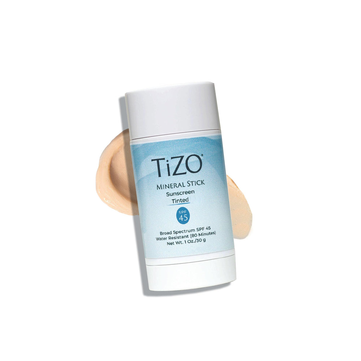 Tizo Mineral Stick Tinted Spf 45 - Water Resistant Sunscreen, Broad Spectrum, 1 Oz