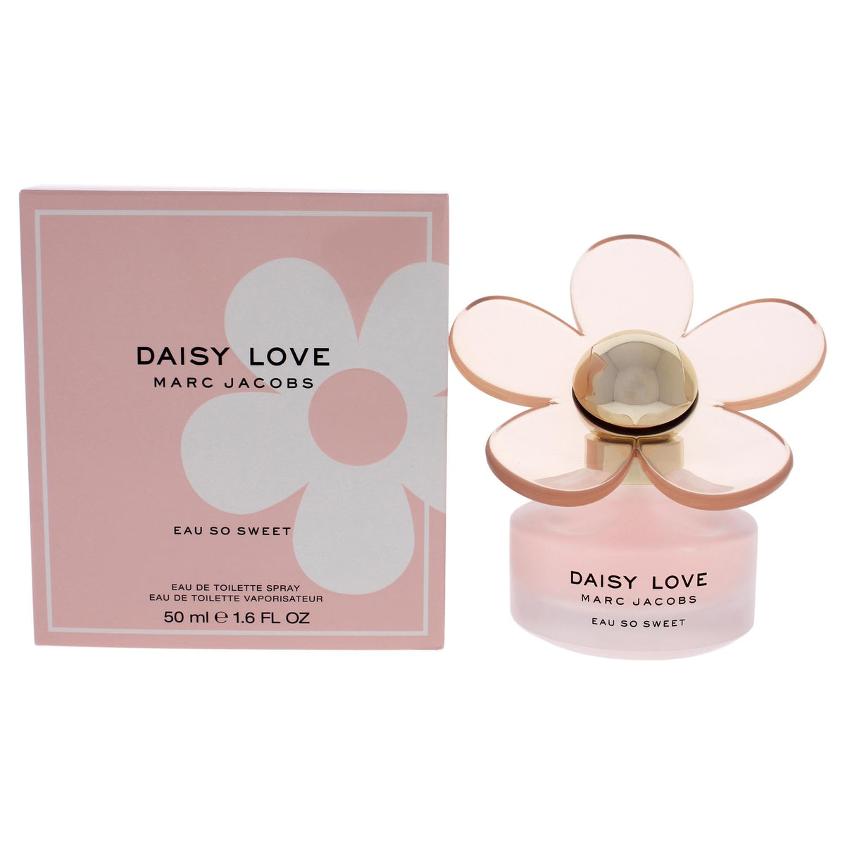 Marc Jacobs Daisy Love Eau So Sweet 1.7 oz Eau de Toilette Spray for Women - Refreshing Floral Fragrance in Clear Bottle