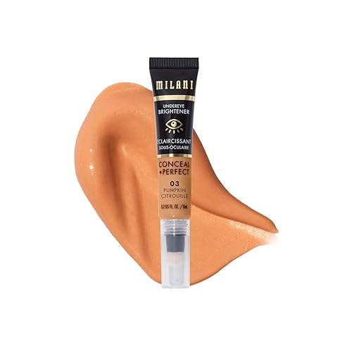 Milani Conceal + Perfect Undereye Brightener, 03 Pumpkin, 0.2 Fl Oz - Dark Circles Treatment