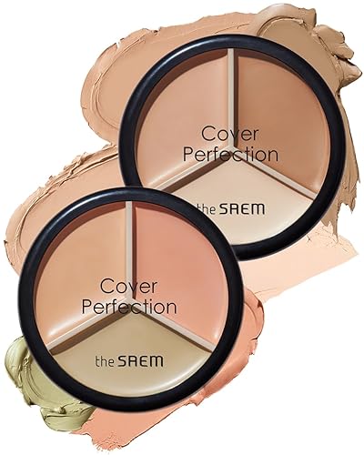 THESAEM Cover Perfection Triple Pot Concealer - Full Coverage for Medium & Natural Tone