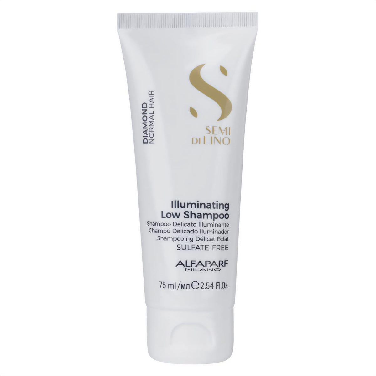 Alfaparf Milano Semi di Lino Diamond Illuminating Travel Size Sulfate Free Shampoo 254 Fl Oz