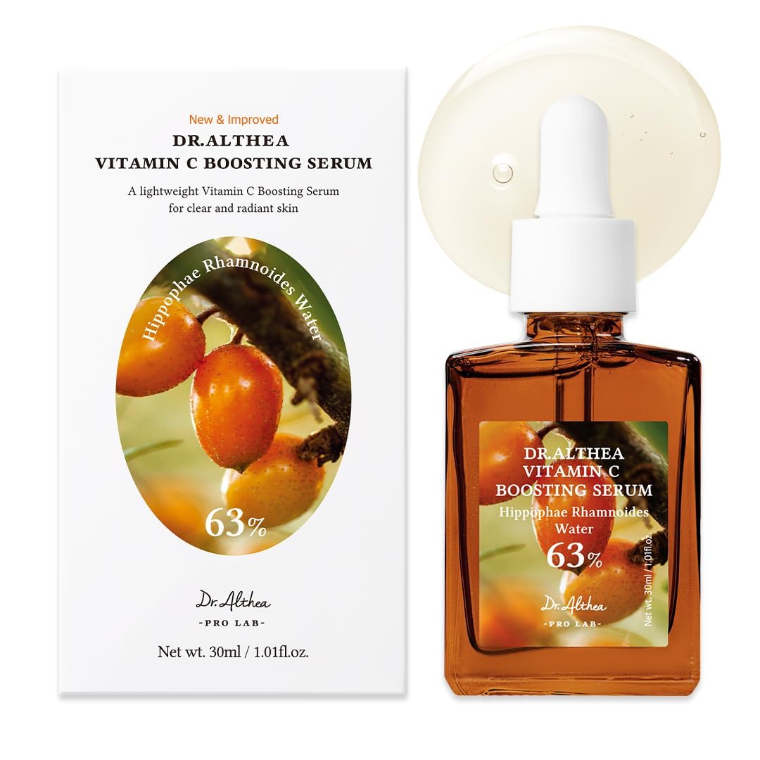 Dr.Althea Vitamin C Boosting Serum With Tranexamic Acid - Brightens & Evens Skin Tone, 1.01 Fl