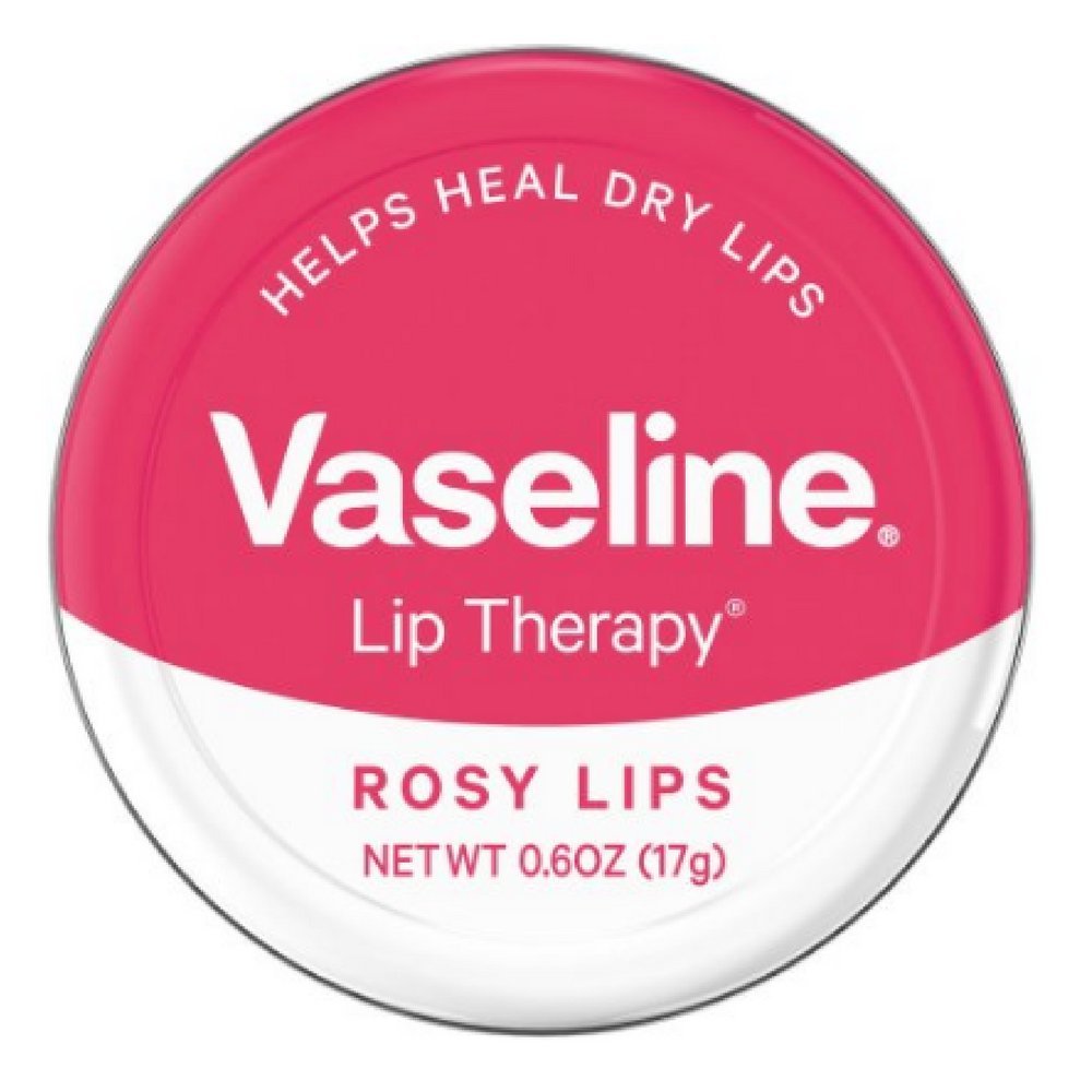 Vaseline Lip Therapy Lip Balm, Rosy Lips, 0.6 Oz, Pack Of 2 - Hydrating & Soothing