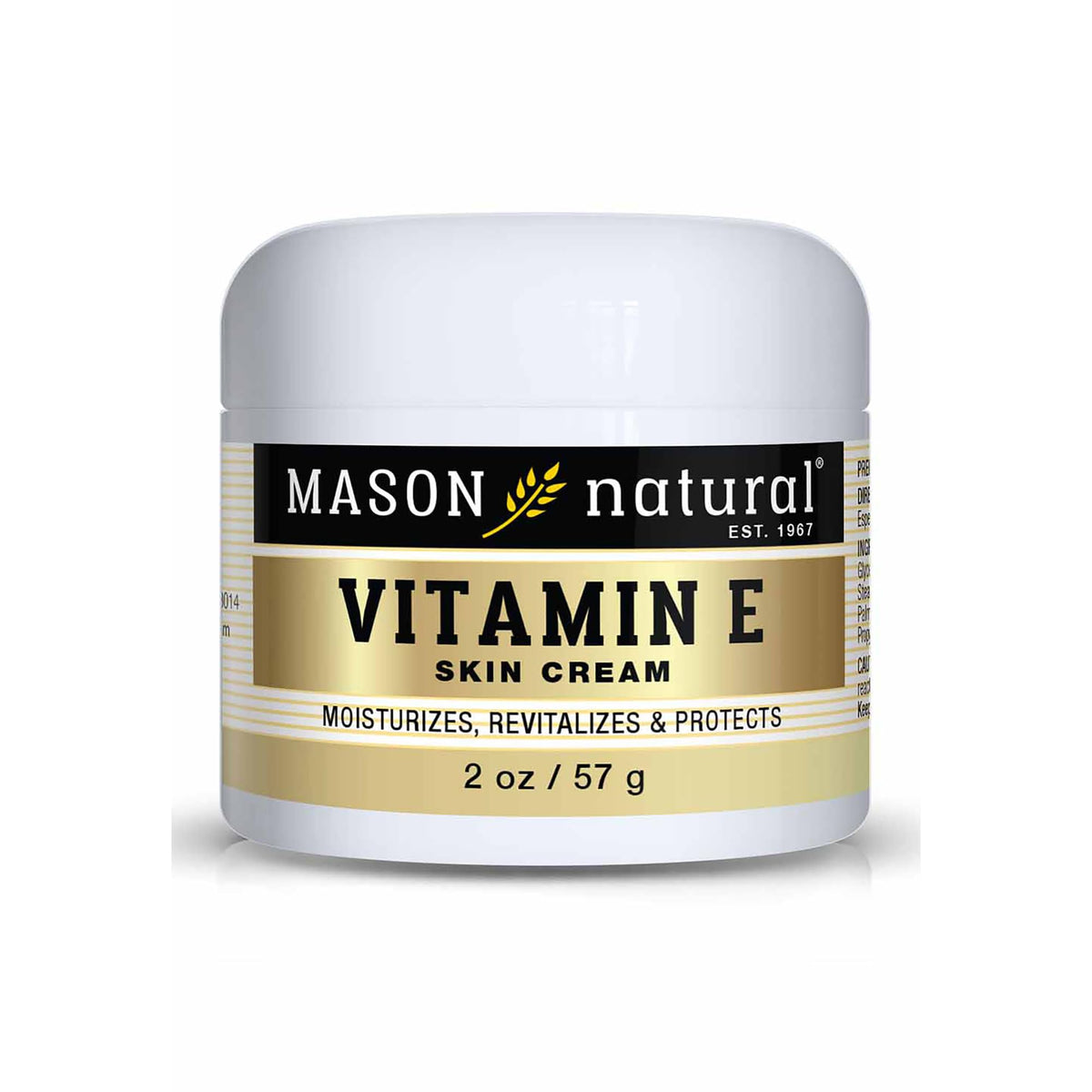 Mason Natural Vitamin E Skin Cream 6000Iu - 2Oz Moisturizer For Healthy Skin