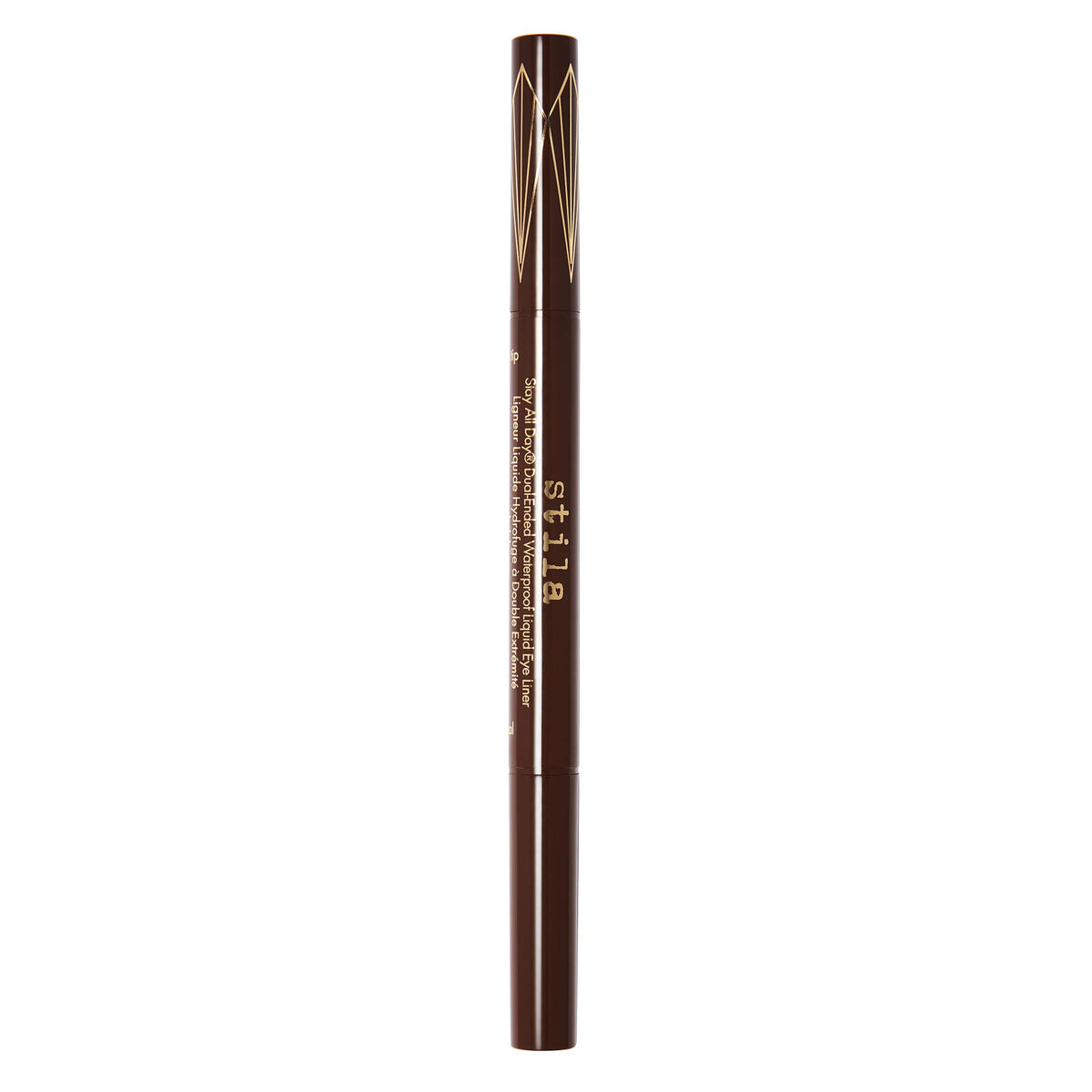 Stila Stay All Day Dual-Ended Waterproof Liquid Eye Liner - Dark Brown, 1 Ml