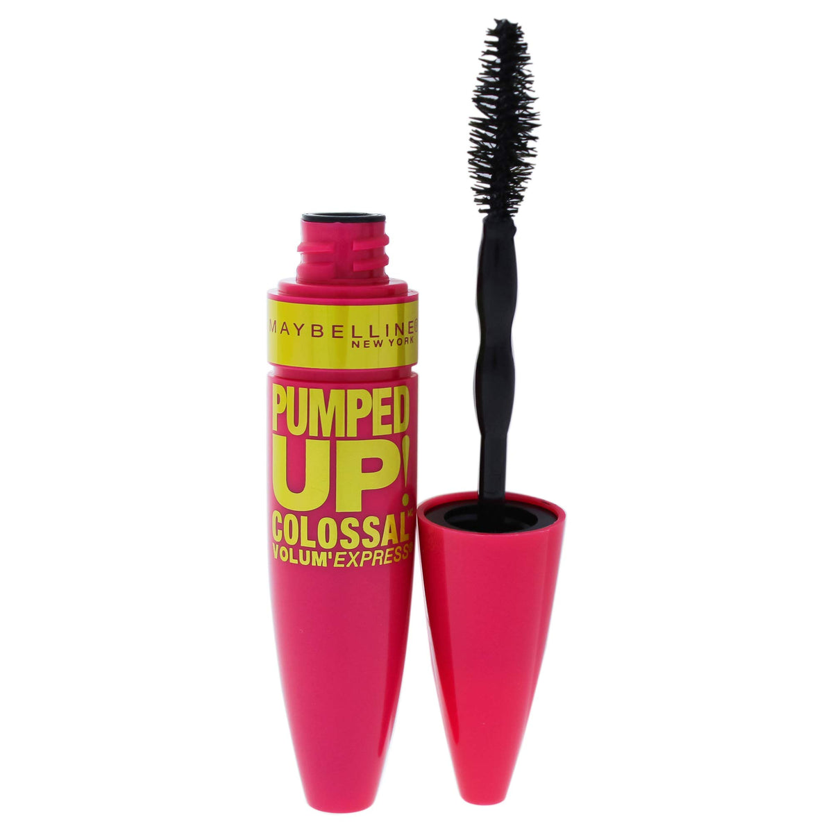 Maybelline Volum' Express Pumped Up Colossal Mascara, Glam Black, 0.33 Fl Oz, 16X