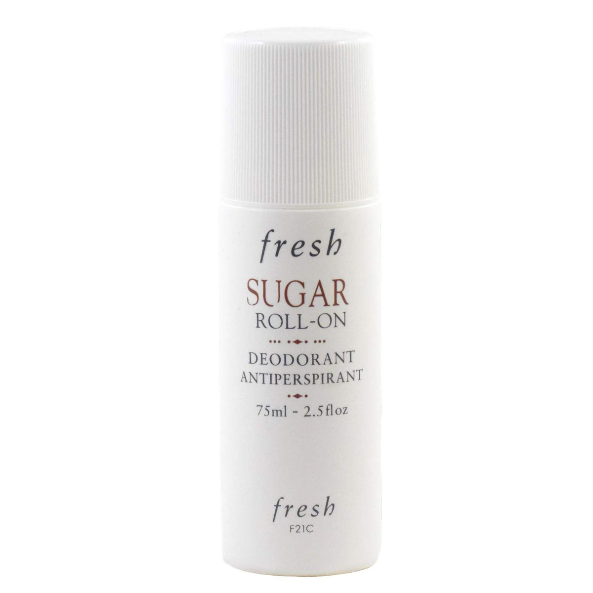 Fresh Sugar Roll-On Deodorant 75Ml - Clear, Long-Lasting, Alcohol-Free, 2.5Oz