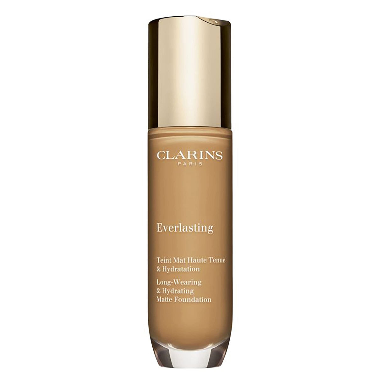 Clarins Everlasting Foundation 1 Fl Oz - Full Coverage, Matte Finish, Transfer-Proof, 114N Cappuccino