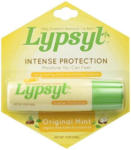 Lypsyl Lypmoisturizer Original Mint Lip Balm, 0.1 Oz - Hydrating & Refreshing Formula