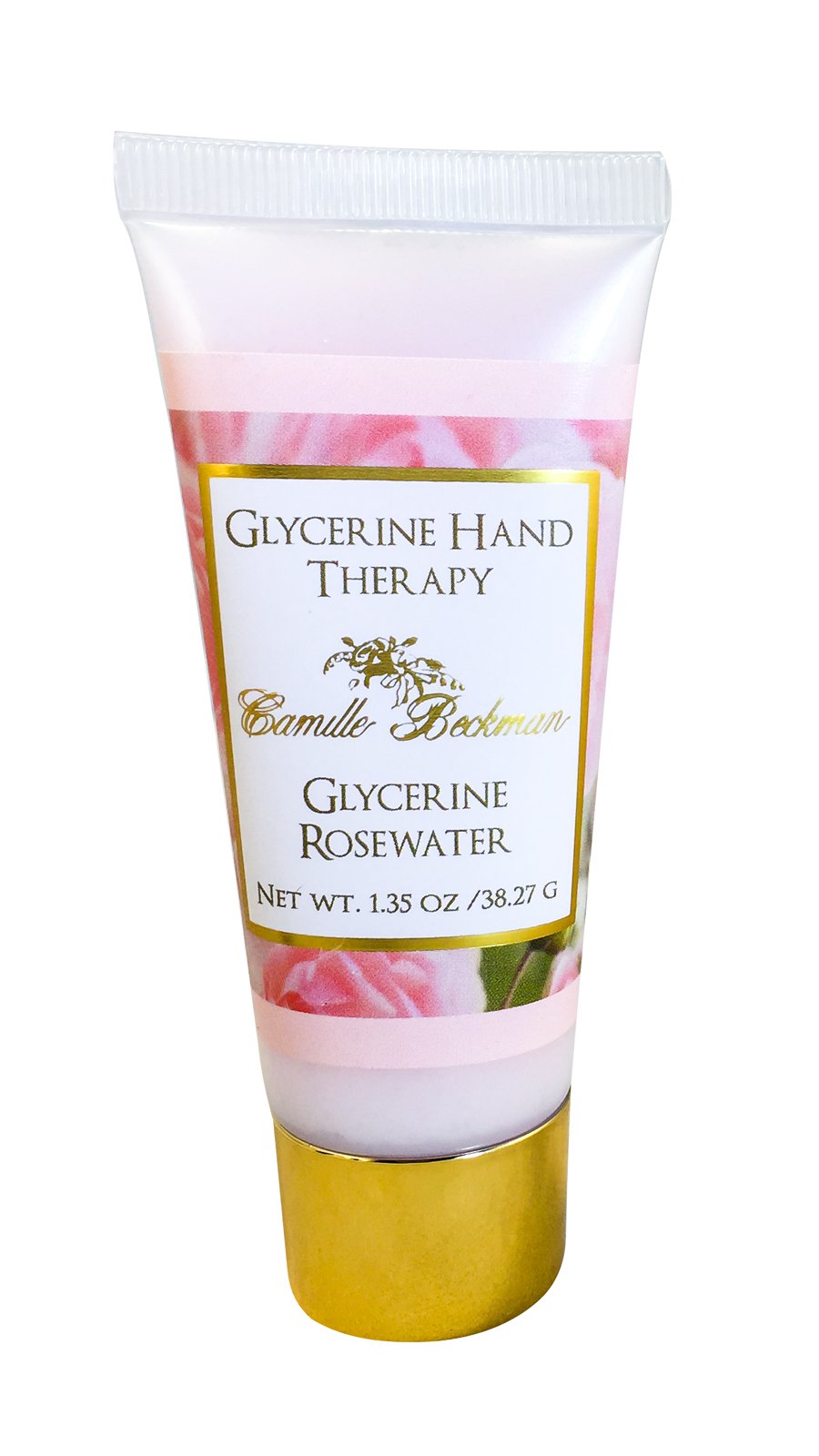 Camille Beckman Glycerine Hand Therapy Cream, Rosewater, 1.35 Ounce - Moisturizing & Nourishing