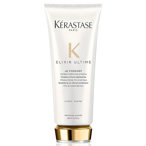 Kérastase Elixir Ultime Conditioner 6.8 Fl Oz - Anti-Frizz, Shine, Camellia & Ar