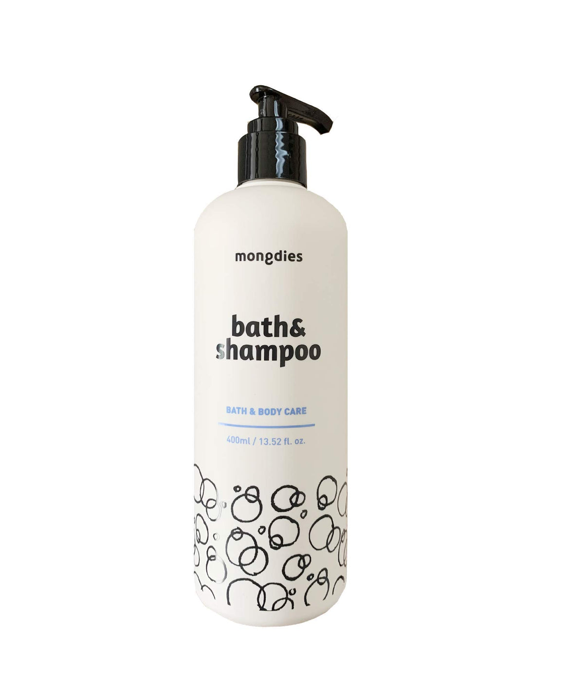 Mongdies Baby Bath & Shampoo 400Ml - Moisturizing, Hydrating, Ewg Green Level, Natural Fragrance