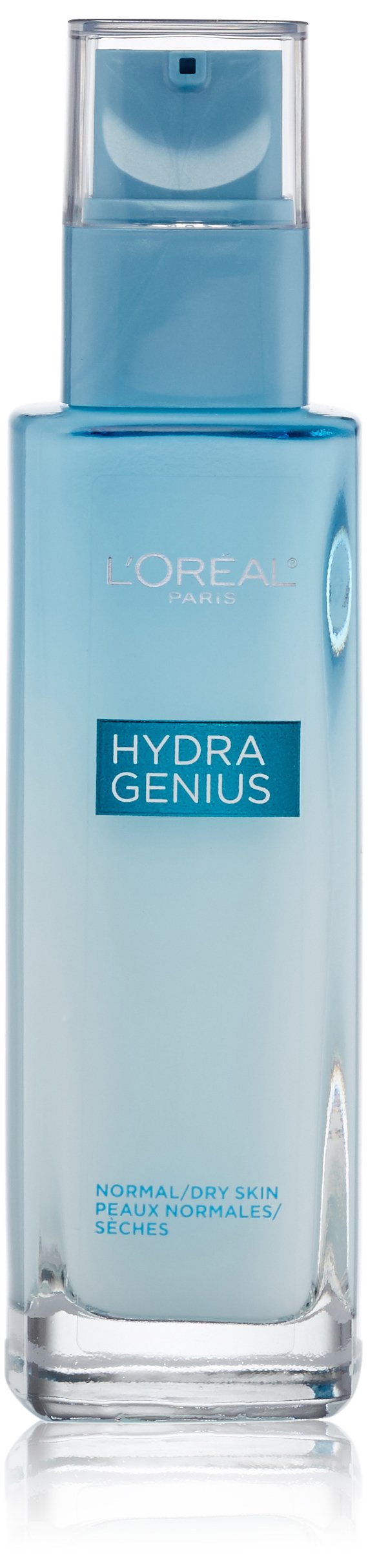 L'Oreal Paris Hydra Genius Oil-Free Moisturizer With Hyaluronic Acid, 3.04 Fl Oz For Dry Skin