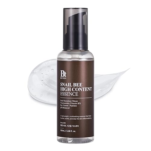 Benton Snail Bee High Content Essence 100Ml - Snail Mucin & Niacinamide Moisturizer For Oily Skin