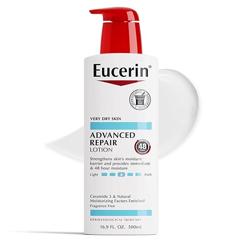 Eucerin Advanced Repair Body Lotion, Unscented For Very Dry Skin, 16.9 Fl Oz