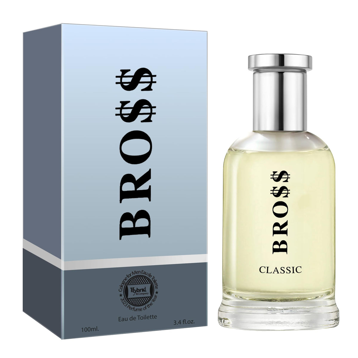 Hybrid & Company Bro$$ Classic Foe Men Eau De Toilette Spray 3.4 Fl Oz