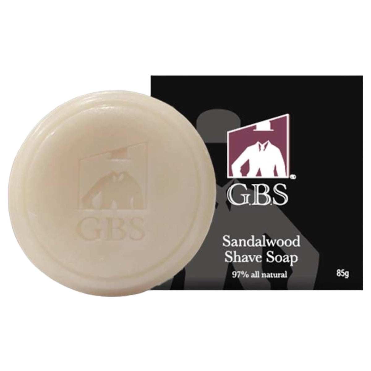 G.B.S Men'S Sandalwood Shaving Soap With Shea Butter & Glycerin - 3Oz