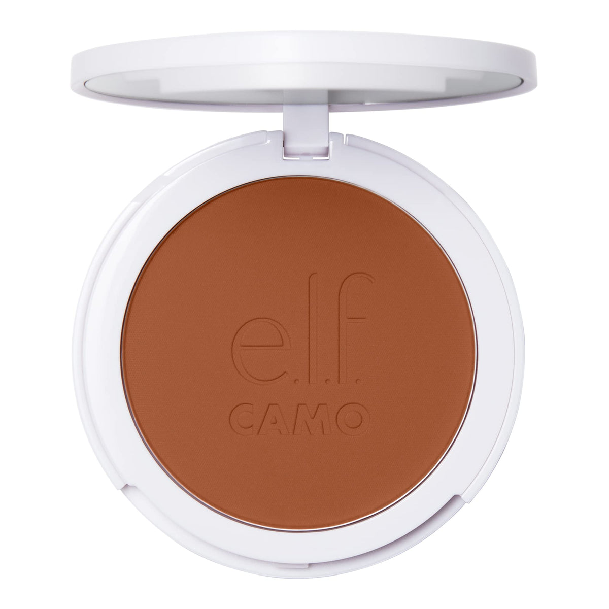 E.L.F. Camo Powder Foundation, Lightweight Buildable Medium-To-Full Coverage, Deep 510 C, 0.28 Oz