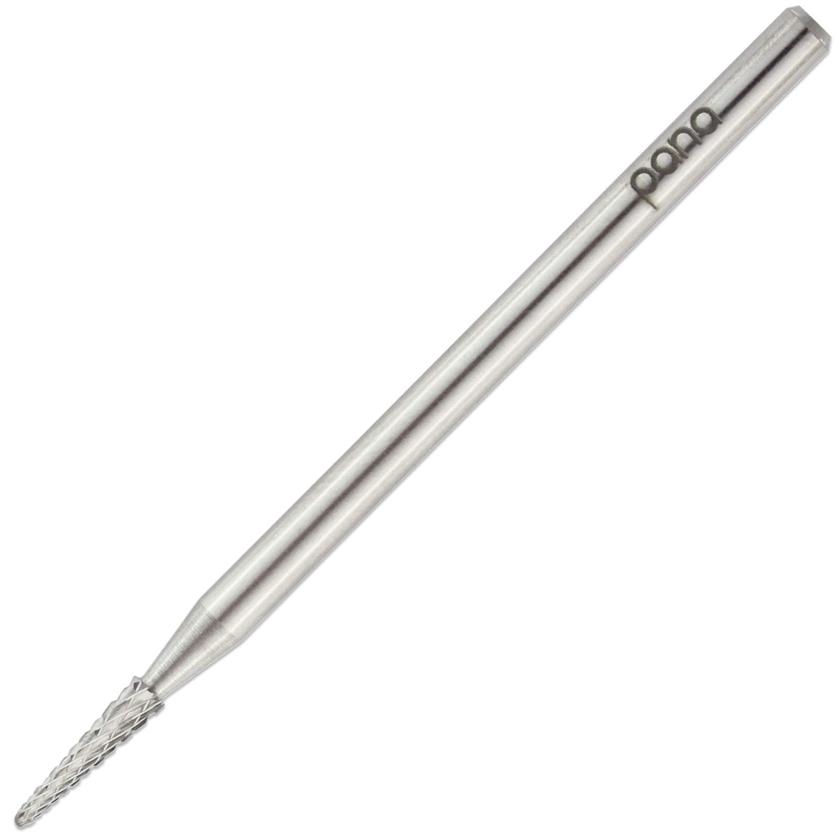 Pana Premium 3/32&quot; Cuticle Clean Nail Carbide Bit - Professional Nail Trimmer, Silver, Medium