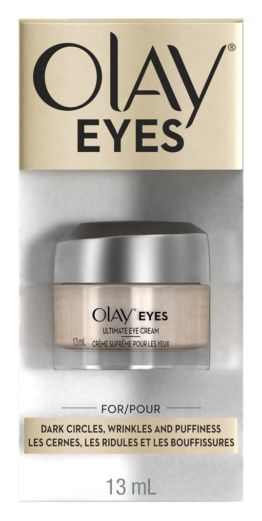 Olay Ultimate Eye Cream - 0.4 Oz (Pack Of 3) For Dark Circles, Wrinkles & Puffiness