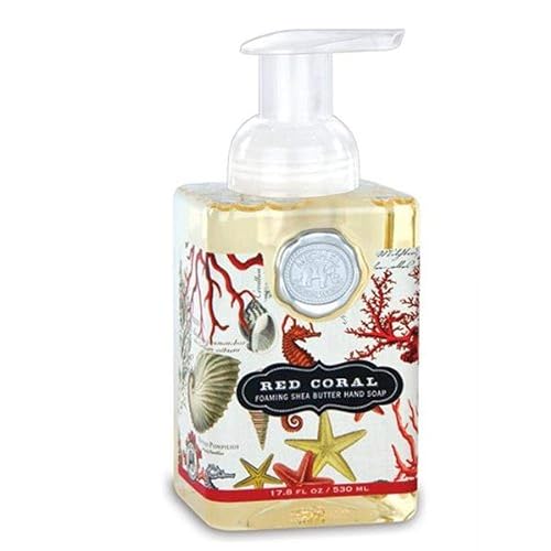 Michel Design Works Red Coral Foaming Hand Soap, 17.8 Fl Oz - Luxurious Coral Scent