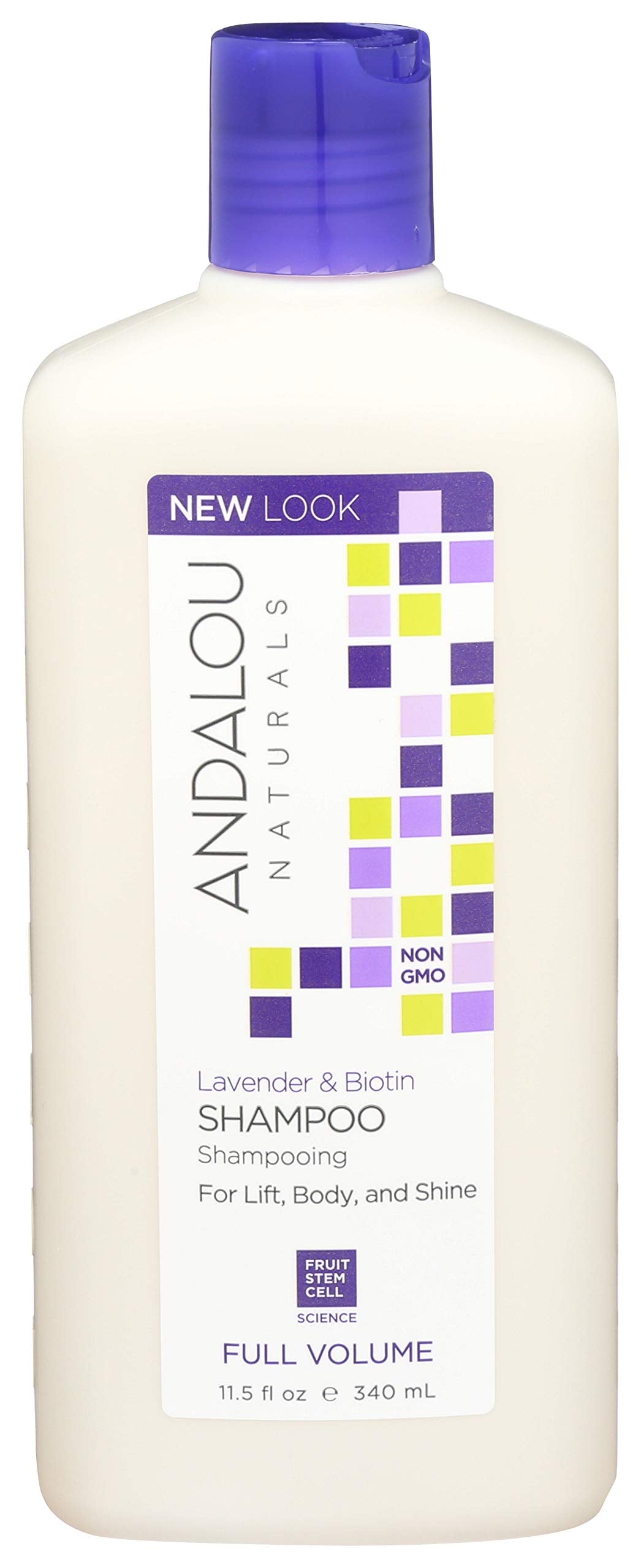 Andalou Naturals Lavender Biotin Volume Shampoo, 11.5 Oz - Natural Hair Care