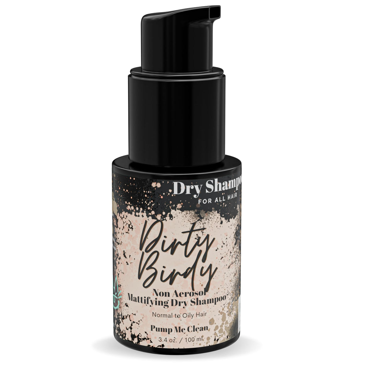 Dry Shampoo Dirty Birdy Travel Size Spray Powder, Talc-Free, Lightly Fresh Scent, 3.4