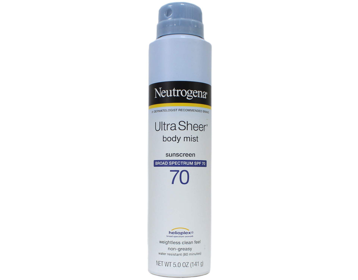 Neutrogena Ultra Sheer Spray Spf 70 - 5 Ounce Sunscreen For Ultimate Sun Protection