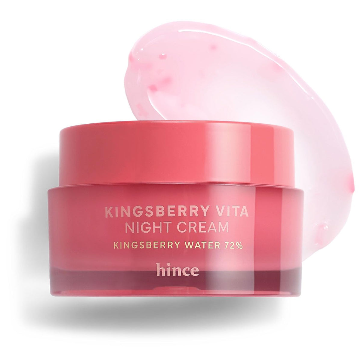 Hince Kingsberry Night Cream 72% Vita, Niacinamide Face Moisturizer For Dry Skin, 1.69 Fl