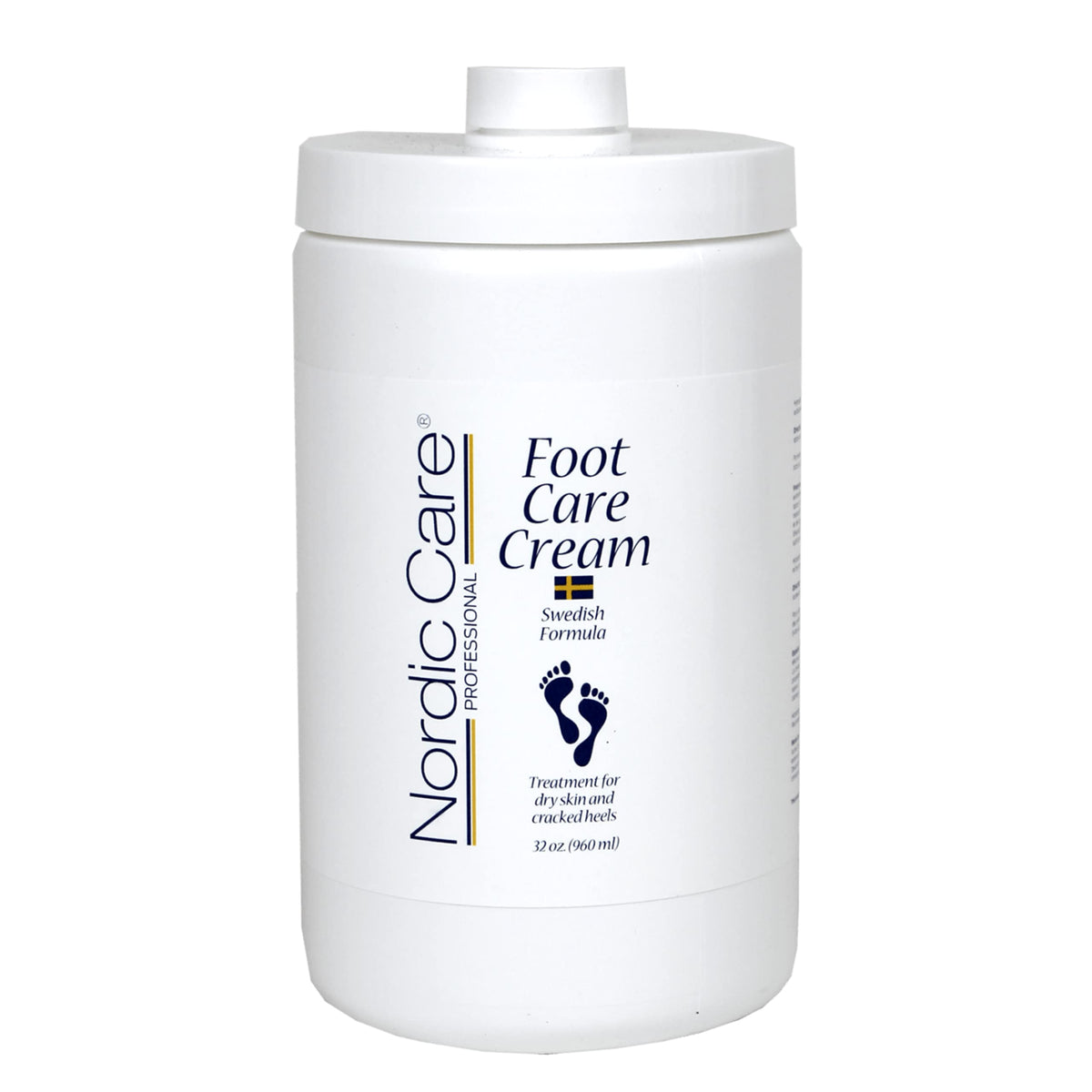 Nordic Care Foot Cream For Dry Skin & Cracked Heels, 32Oz Pump - Moisturizing Relief