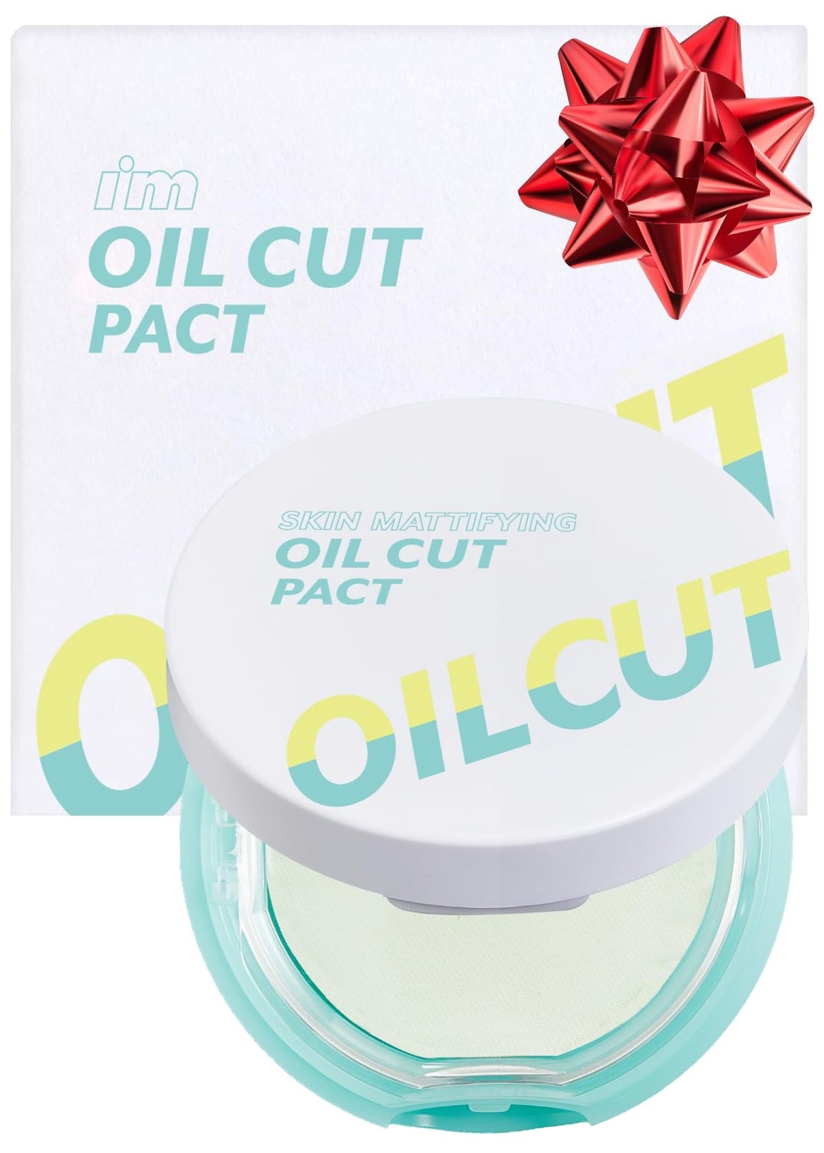 I'M Meme Oil Cut Pact - Mattifying Pressed Powder, 0.34 Oz, Gift-Ready For Valentine'S Day