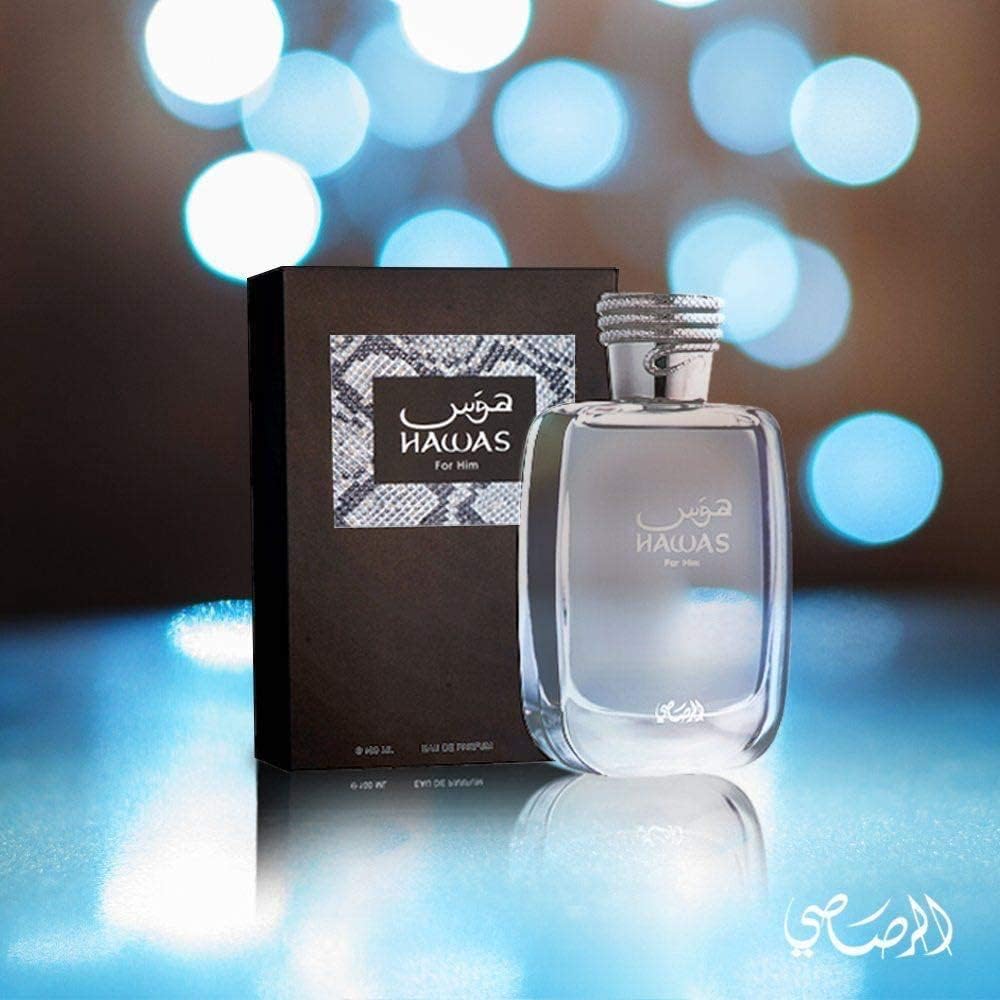 Rasasi Hawas Eau De Parfum Spray For Men, 100Ml - Premium Arabian Fragrance For Special Occasions