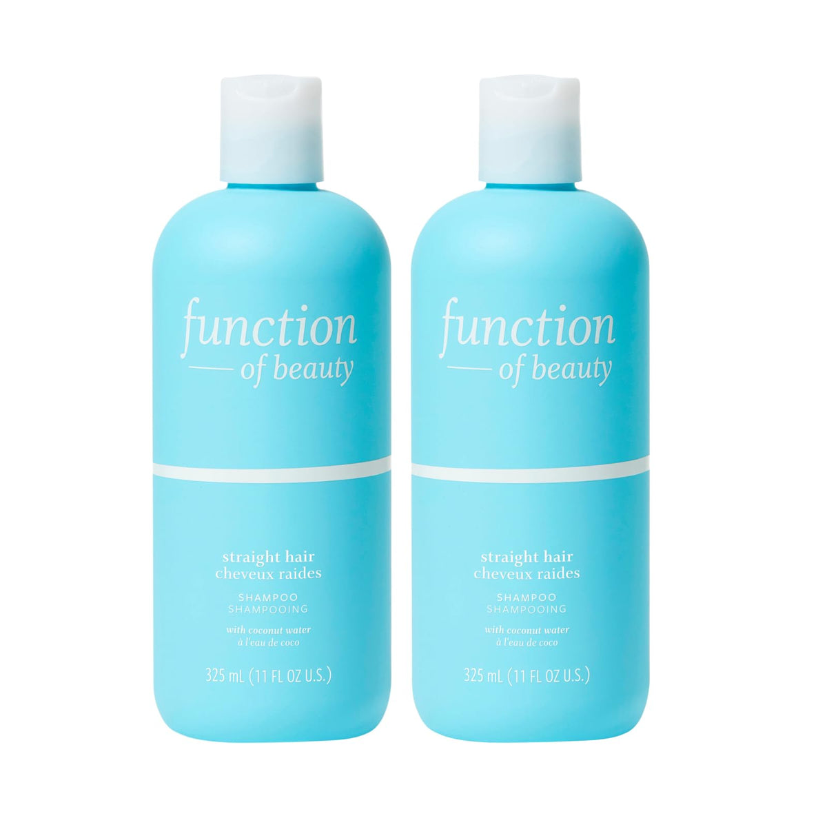 Function Of Beauty Customizable Shampoo For Straight Hair, 11 Oz (2-Pack), Sulfate Free