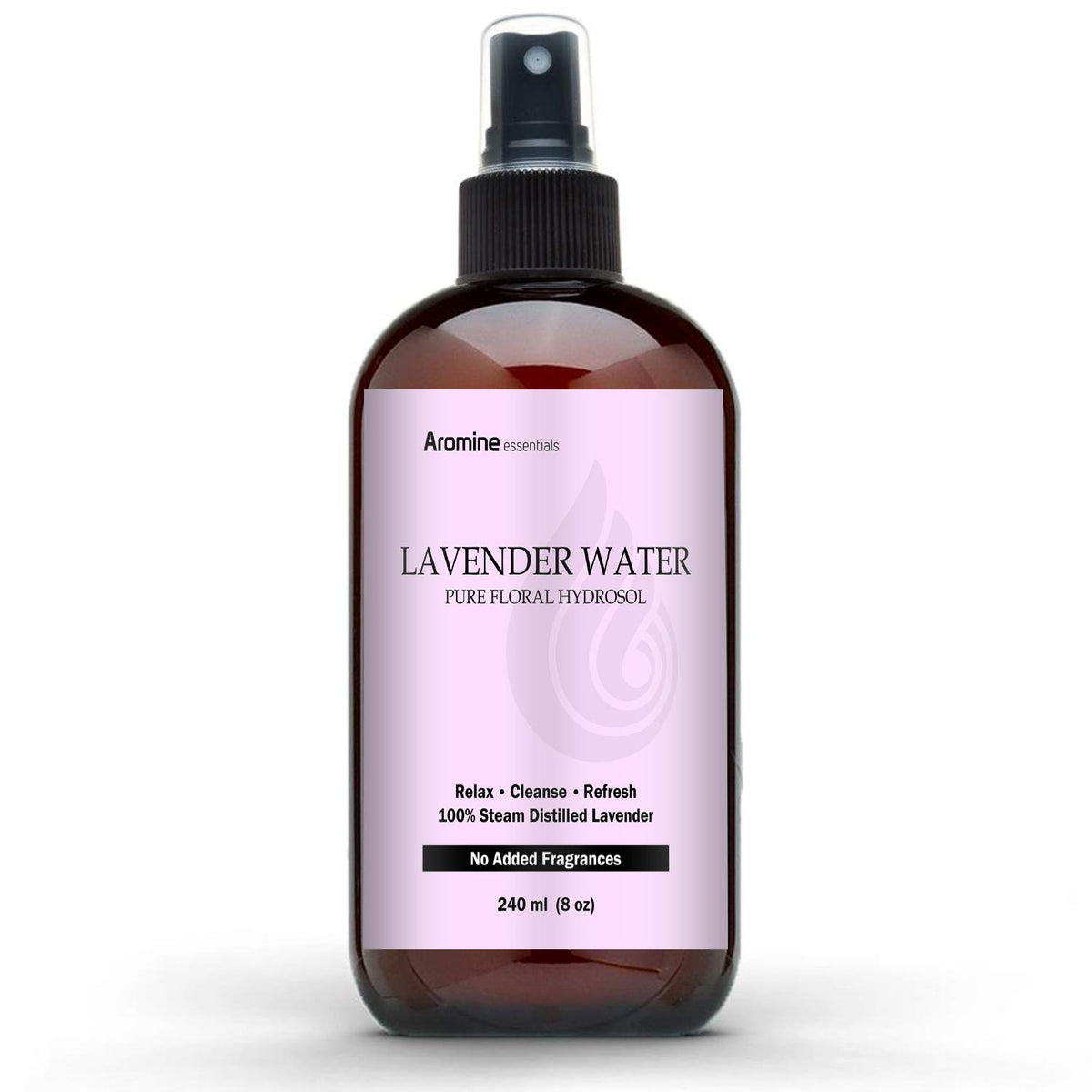 Aromine Lavender Floral Water Hydrosol - 8Oz Natural Skin Toner And Aromatherapy Mist