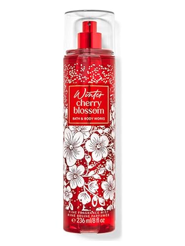 Bath & Body Works Winter Cherry Blossom Body Spray Mist, 8 Fl Oz - Fragrance For All Seasons