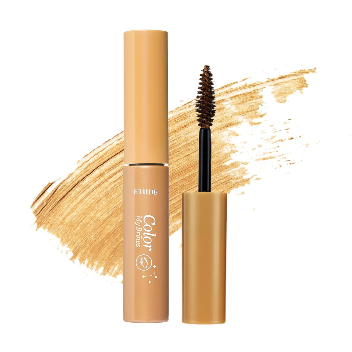 Etude Color My Brows Eyebrow Mascara - Rich Brown, Beeswax & Carnauba Wax, Kbeauty 4