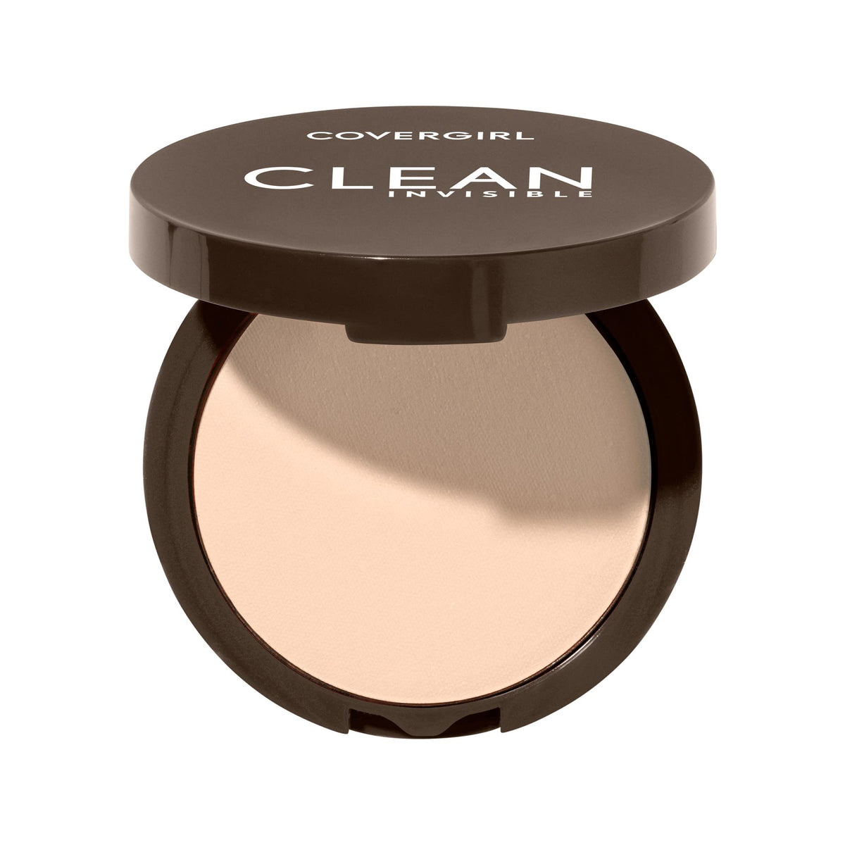 Covergirl Clean Invisible Pressed Powder, Vegan, Lightweight, Ivory 105, 0.38Oz