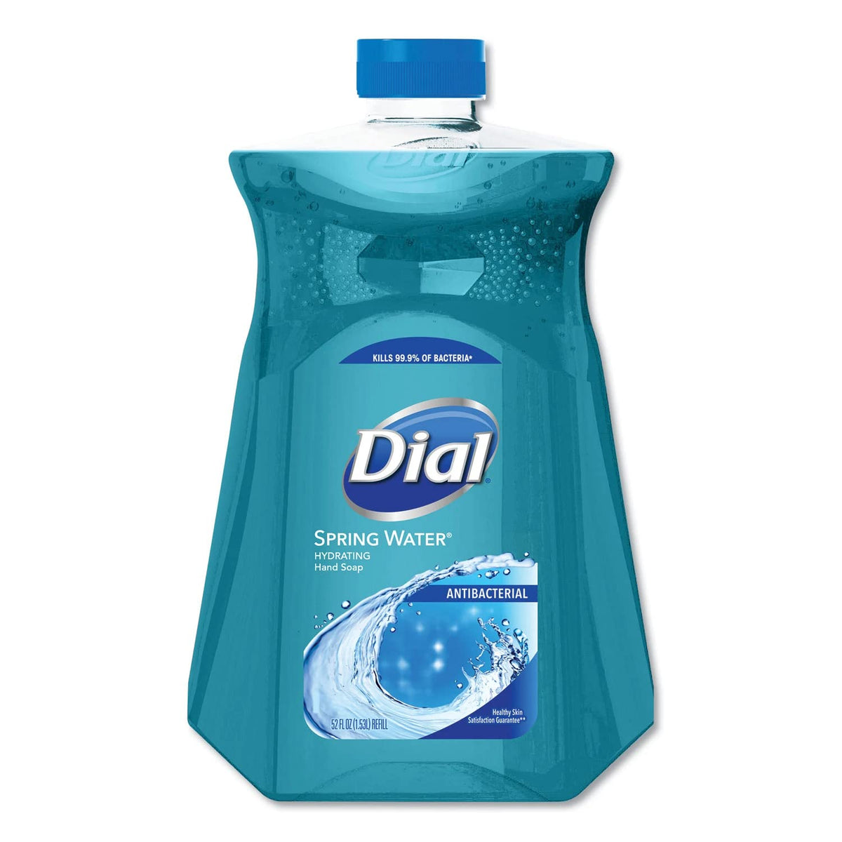 Dial Antibacterial Hand Soap With Moisturizer, Spring Water Scent, 52 Fl Oz