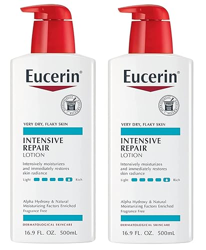 Eucerin Intensive Repair Body Lotion For Very Dry Skin, 16.9 Fl Oz - Pack Of 2