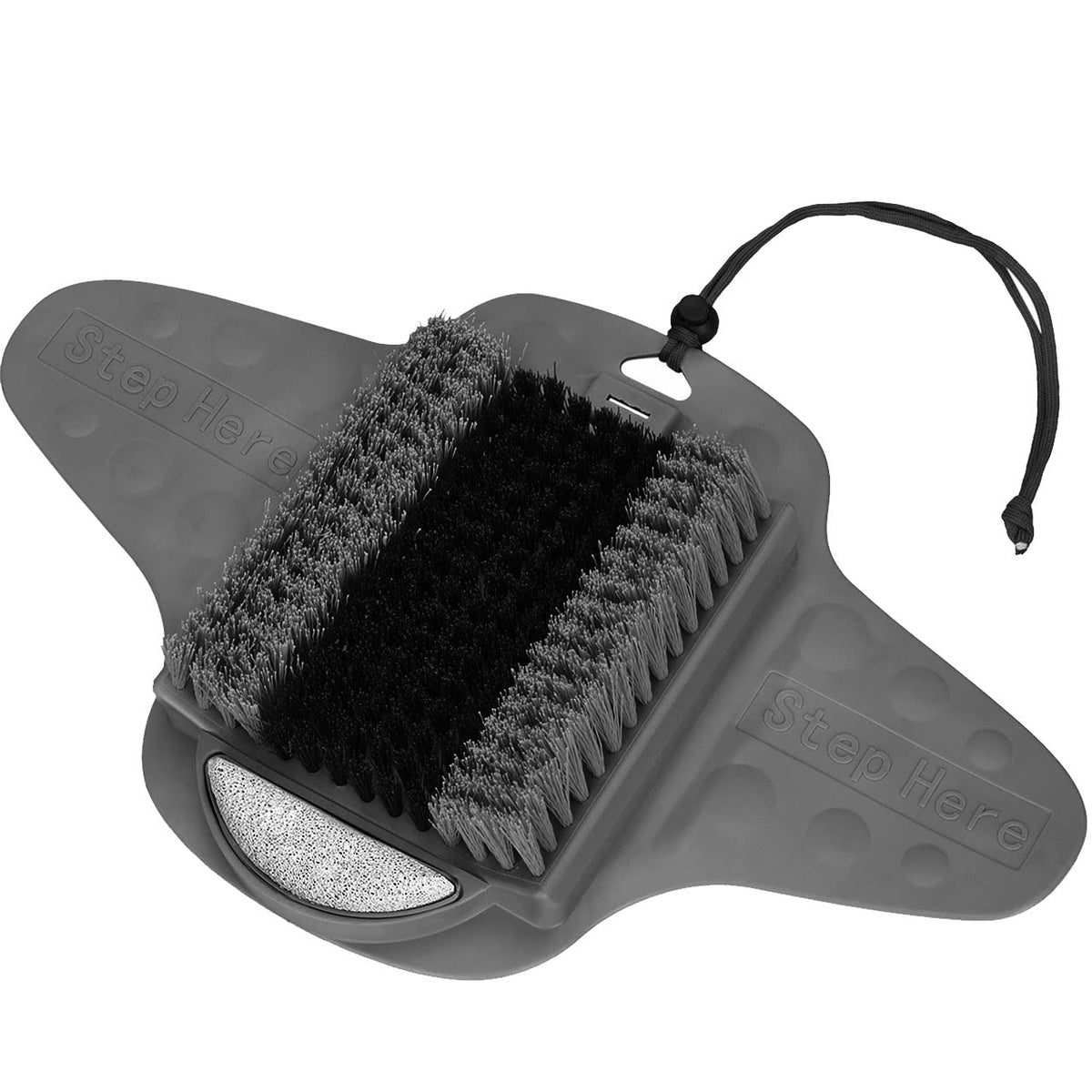 Beskar Shower Foot Scrubber Mat With Pumice Stone - Non-Slip, Exfoliates & Smooths Feet