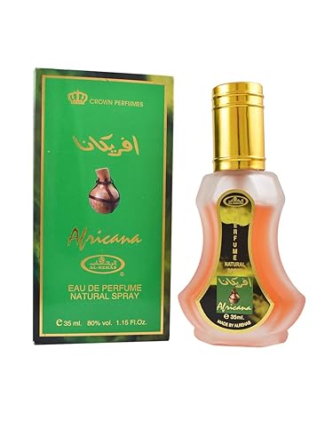 Al-Rehab Africana Eau De Natural Perfume Spray 35 Ml - Long-Lasting Fragrance For Men & Women